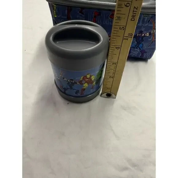 Pottery Barn Kids DC Marvel Hot Beverage Soup Containers With Lids Lunch Bag - Picture 12 of 14